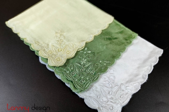  Set of 3 silk handkerchief-number 5